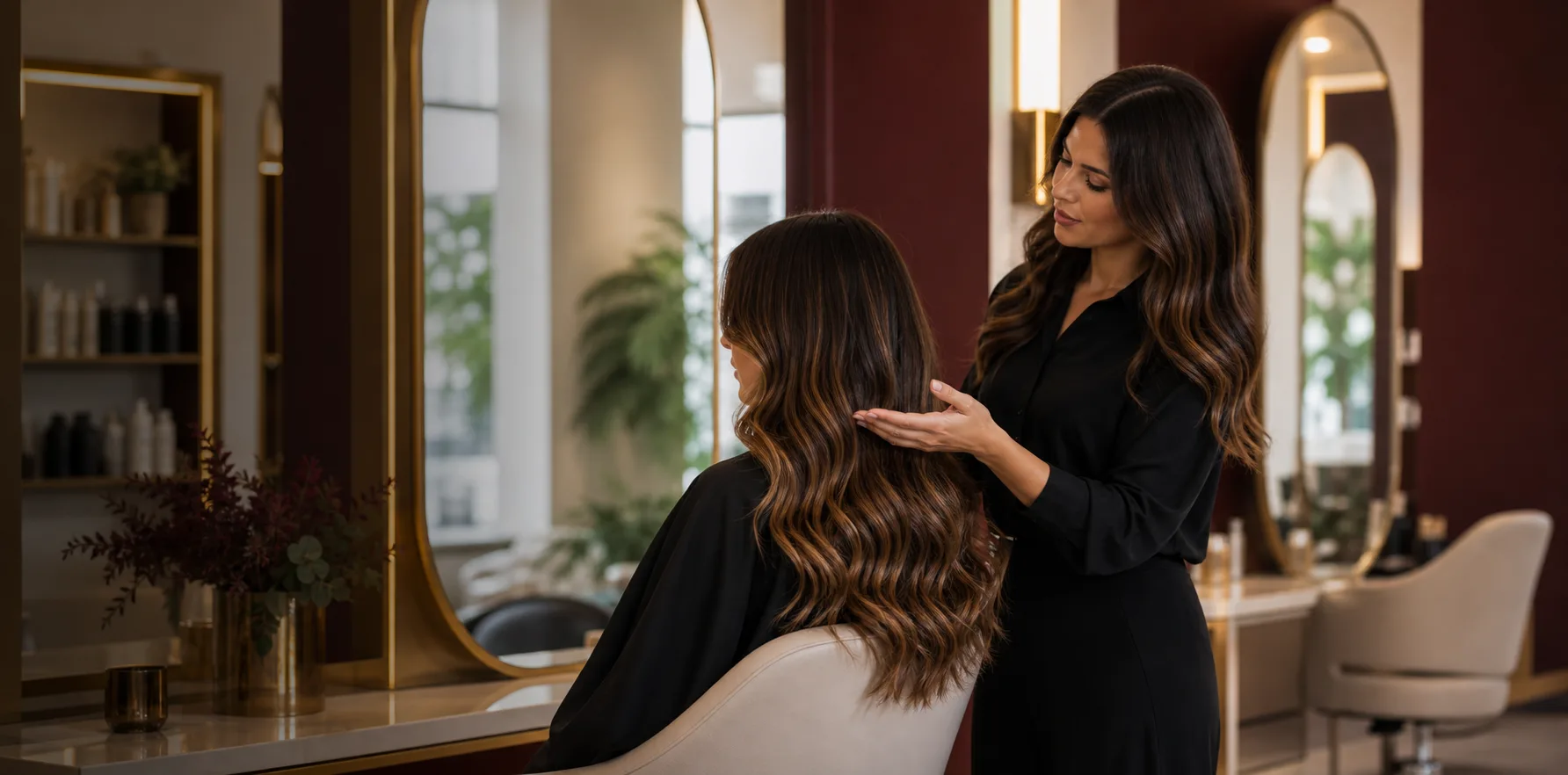 Salon consultation and appointment context